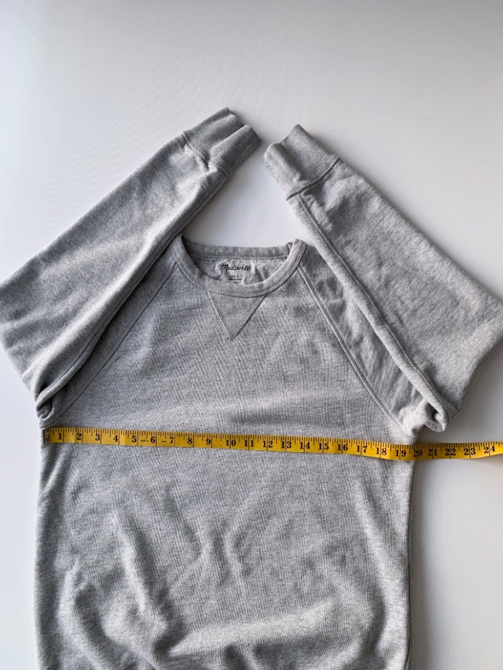 Madewell Crewneck Heavy Cotton Sweatshirt Women's Size S Oversized - Picture 9 of 13